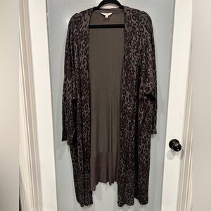 Leopard Print Cardigan